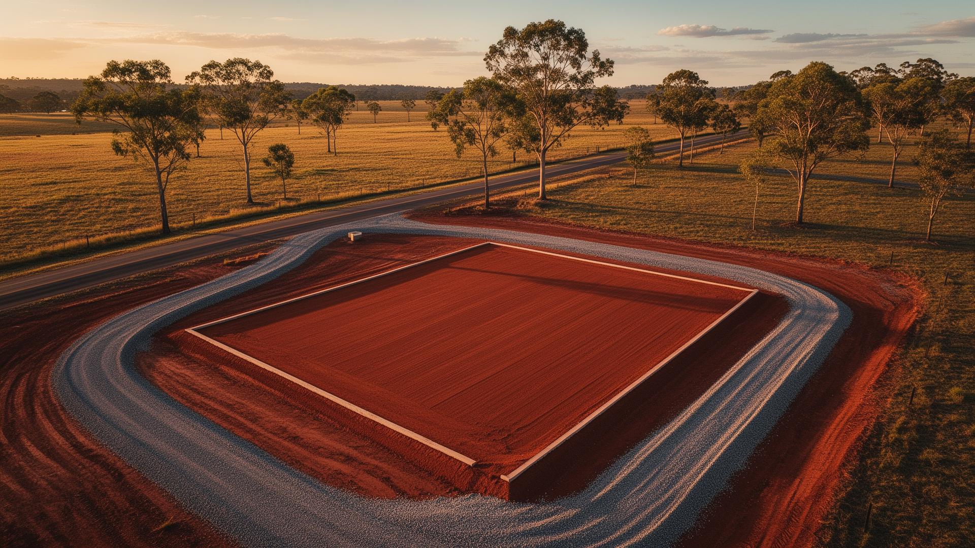 Lifestyle block earthworks in Westbrook QLD by Dino Earthworx