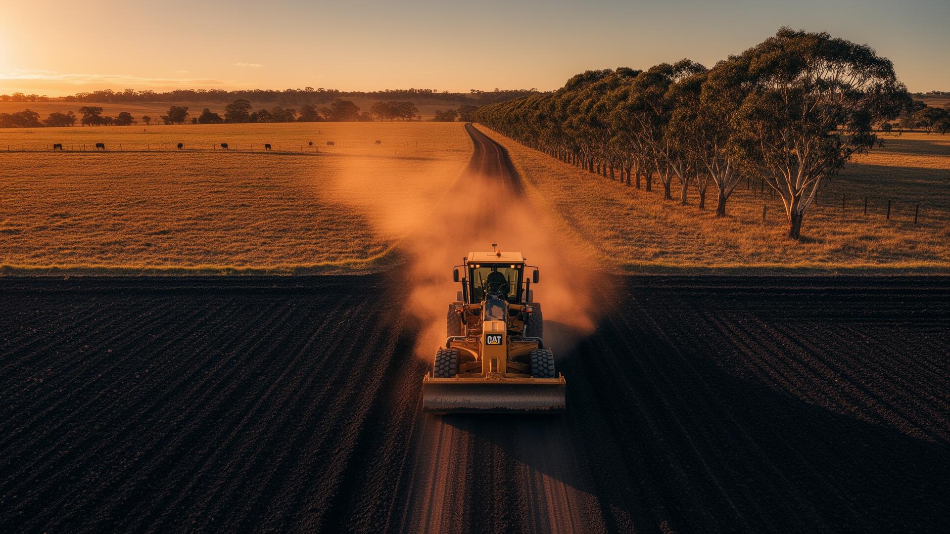 Dam desilting and drought-prep earthworks in Millmerran QLD by Dino Earthworx